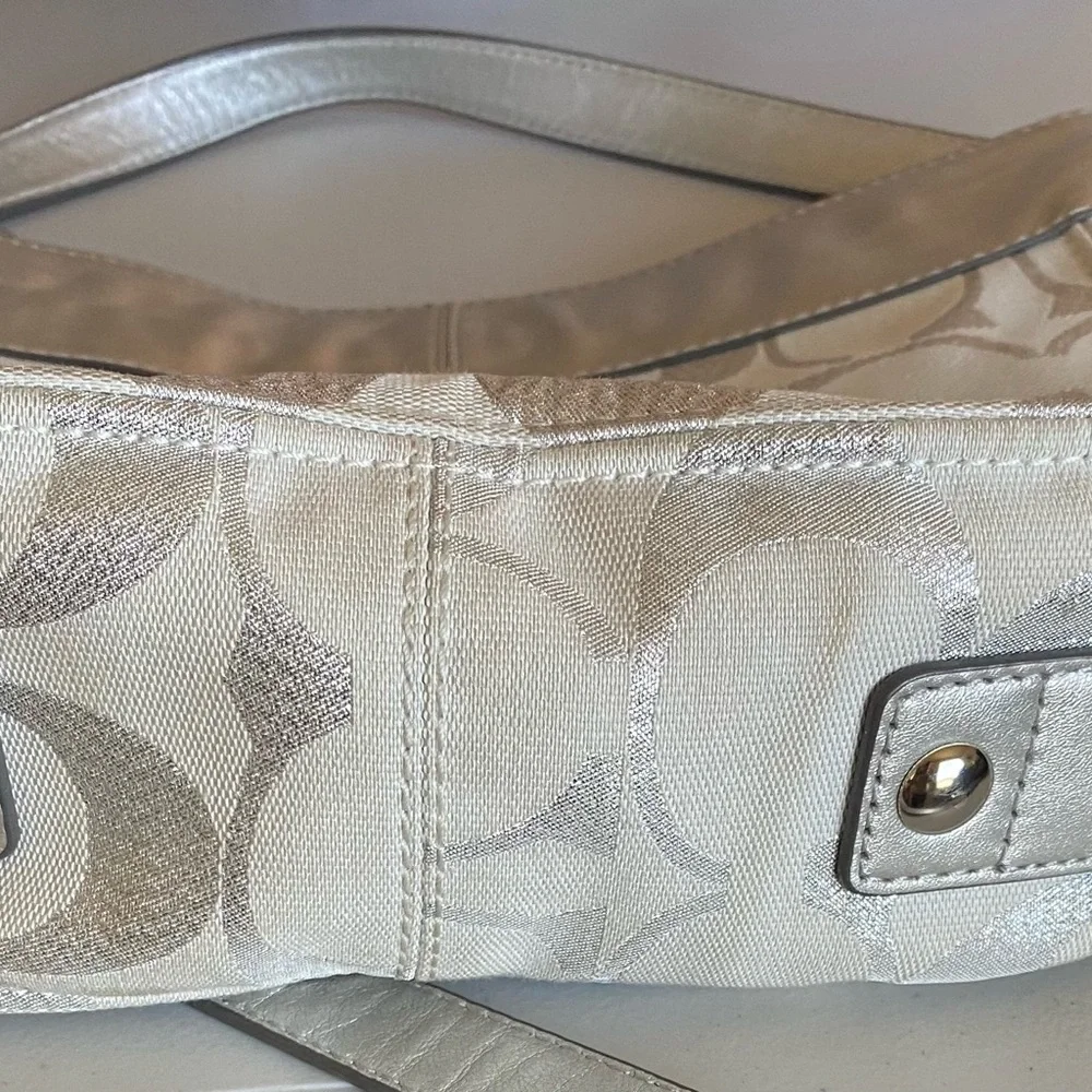 Silver Coach Purse - Picture 4 of 7